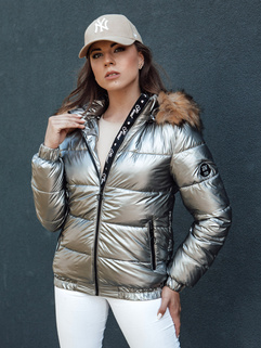 Damen Winterjacke mit Kapuze MELANI dunkelgrau Dstreet TY4486_2