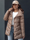 Gesteppter Damen-Wintermantel BLOOM camel Dstreet TY4536