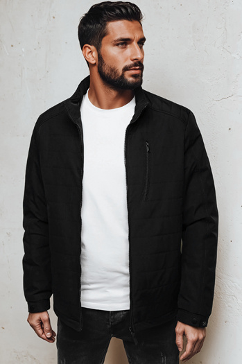 Herren Übergangsjacke schwarz Dstreet TX4986