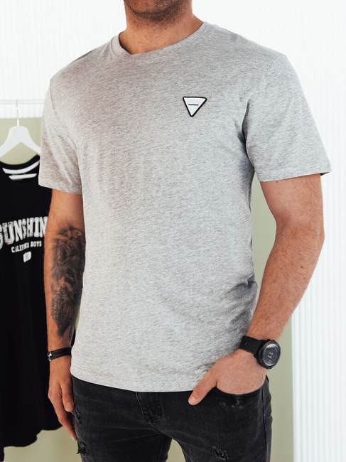Herren Basic T-Shirt Farbe Grau DSTREET RX5441