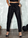 Damen Einheitsgröße SPARKZON Hose mit Pailletten schwarz Dstreet UY2257