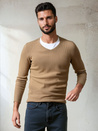 Brauner Herren-Pullover WX2306