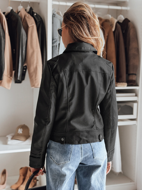 Damen Lederjacke DARKGLORY ramonesque schwarz Dstreet TY4963