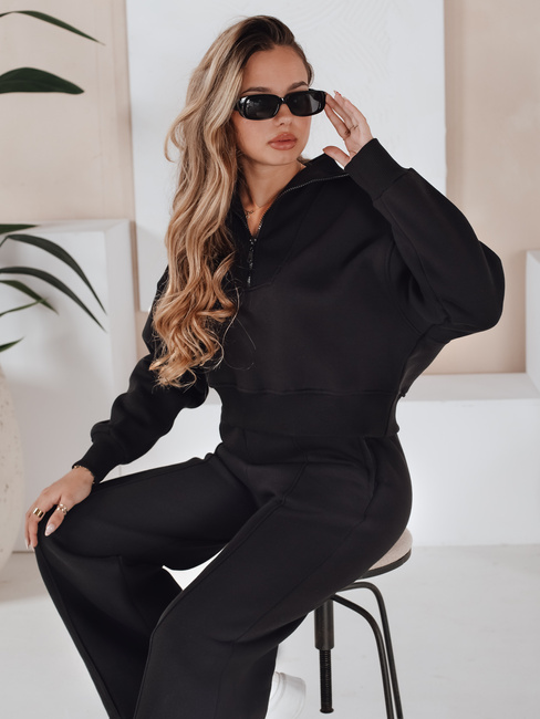 Damen Trainingsanzug Set MARINO schwarz Dstreet AY0976