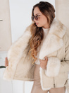 Damen Ramones Jacke mit Fell beige Dstreet TY5123
