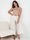 Damen Casual Hose ALZUR Farbe Ecru DSTREET UY1898