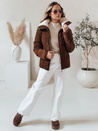 Damen Winterjacke TRENDYGLAM braun Dstreet TY4941