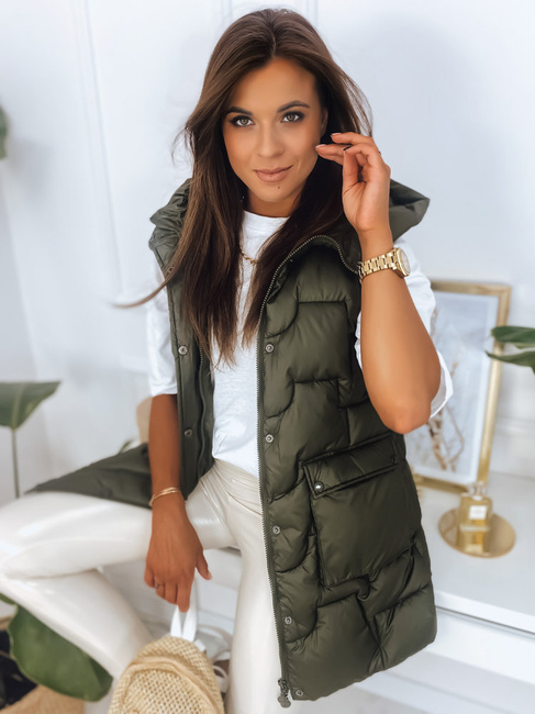 Damen Weste WENDY Grün Dstreet TY2827