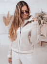 Damen Wildleder Schafsfell Mantel KASAMIRA weiß Dstreet TY4739