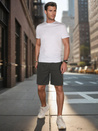 Dunkelgraue Herren Sweatshorts Dstreet SX2475