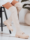 Damen Sockenstiefel beige Dstreet ZY1323