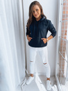 Damen Kapuzenpullover BASIC Dunkelblau Dstreet BY0561z