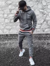 Herren Trainingsanzug-Set Farbe Dunkelgrau DSTREET AX0660