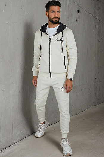 Herren Trainingsanzug ecru Dstreet AX0816