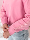Damen Sweatshirt in Einheitsgröße LUMIVIA rosa Dstreet BY1371