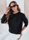 Damen Basic-Pullover DARMILA schwarz Dstreet MY2504