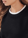 Damen Basic-Pullover DARMILA schwarz Dstreet MY2504