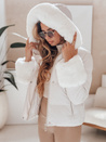 Damen Winterjacke YOUWARM kurz gesteppt mit Fell weiß Dstreet TY5007