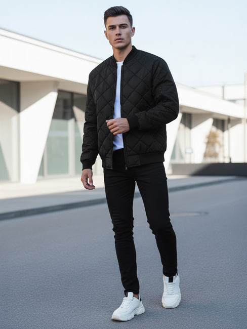 Herren Gesteppte Bomberjacke Weinrot Dstreet TX2215