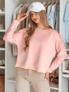 Damen Bluse in Übergröße mit NUBISS-Anhänger rosa Dstreet RY2799_1