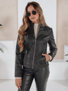 Damen Leder Ramones Jacke schwarz Dstreet TY5201