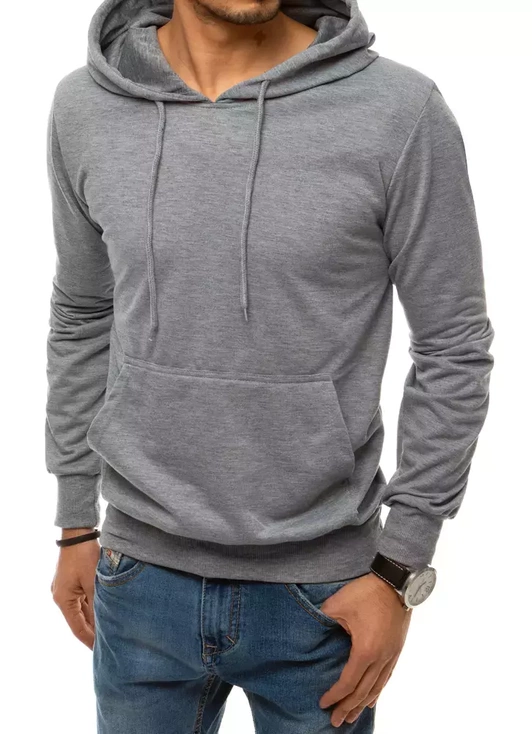 Herren Kapuzenpullover Hellgrau Dstreet BX4971