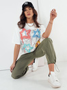 Damen-T-Shirt STRELLO weiß Dstreet RY2402