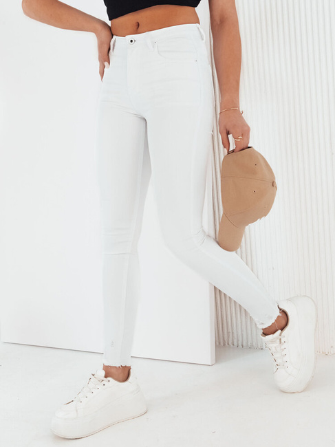 Damen Jeans mit hoher Taille MOLINO Farbe Weiß DSTREET UY1975