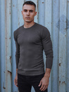 Klassischer Herren-Pullover dunkelgrau Dstreet WX2225