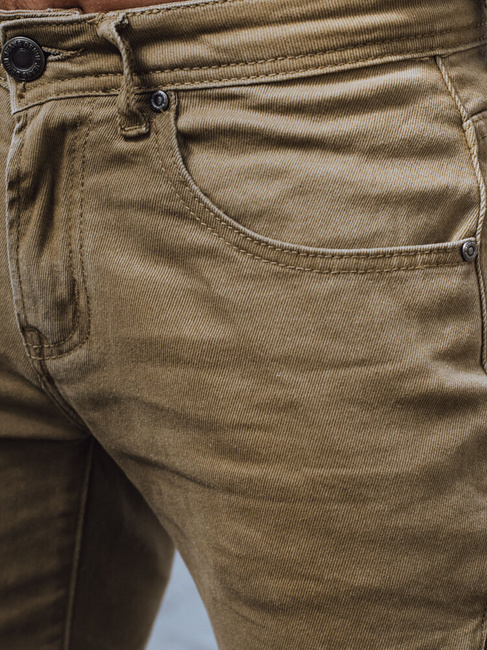 Herren Jeanshosen Farbe Olivegrün DSTREET UX4353