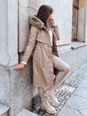 Damen Winterjacke LUSTER Farbe Beige DSTREET TY3958