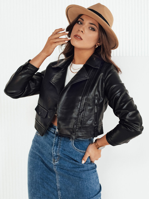 Damen Kunstlederjacke MOLTION Farbe Schwarz DSTREET TY4158