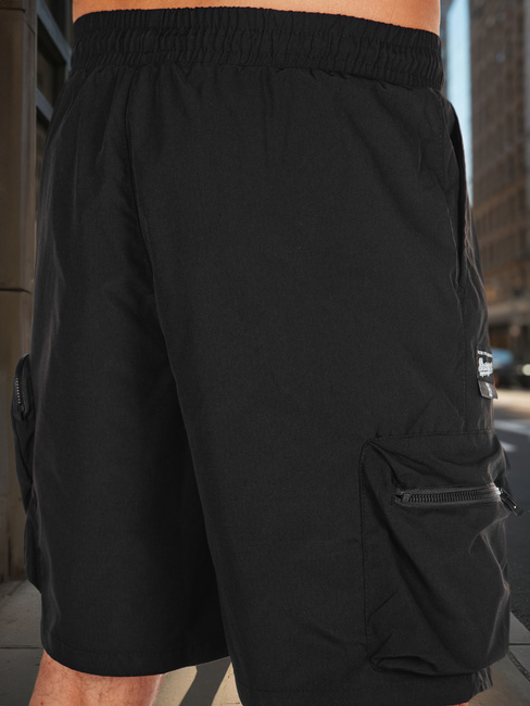 Herren Stoff Kampfshorts schwarz Dstreet SX2509