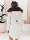 Damen Winter Parka Jacke mit Kapuze hellbeige Dstreet TY5083