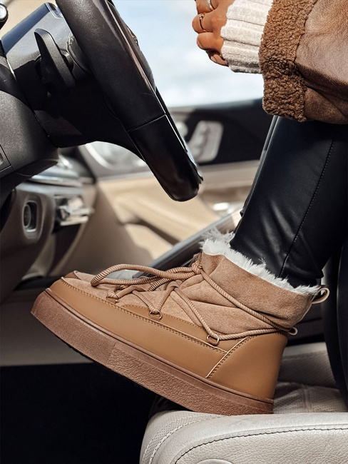Damen Schneestiefel LUXSNUG isoliert camel Dstreet ZY0570