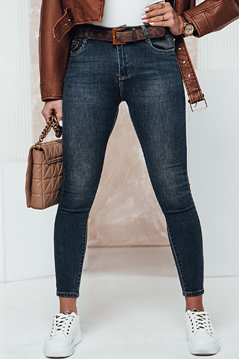 Damen CASVISTA Skinny Hose mit Gürtel Denim Dstreet UY2326