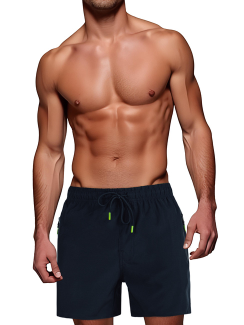 Marineblaue Shorts für Männer Dstreet SX2535