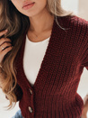 Damen Strickjacke NUTI Farbe Weinrot DSTREET MY1674