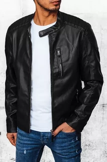 Herren Kunstlederjacke Farbe Schwarz DSTREET TX4382