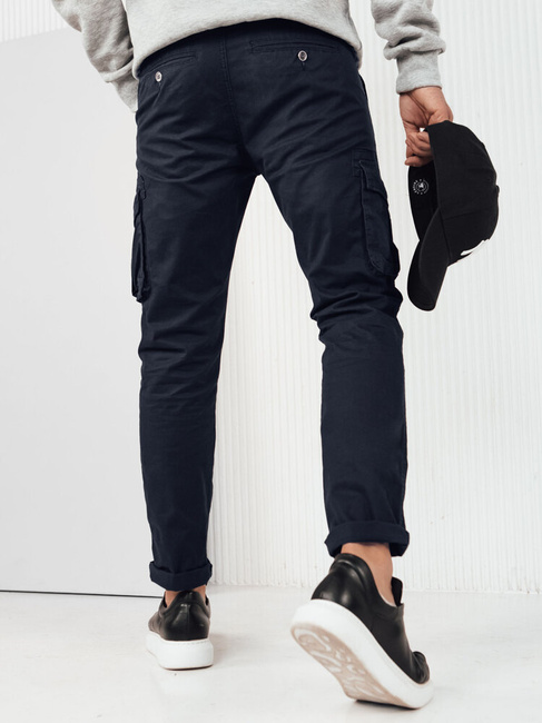 Herren Cargohosen Farbe Dunkelblau DSTREET UX4256