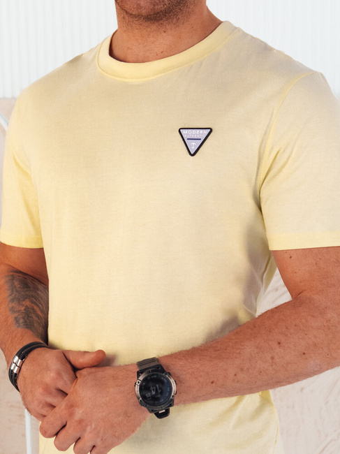 Herren Basic T-Shirt Farbe Gelb DSTREET RX5445