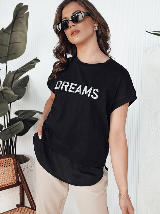 Damen DREAMY T-Shirt schwarz Dstreet RY2523