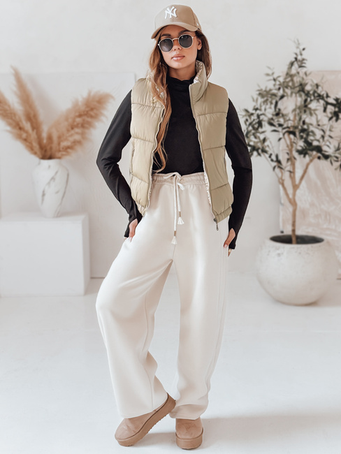 Damen Steppweste URBANELLE beige Dstreet TY4973