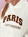 Damen-Kapuzenpullover PARISSIA ecru Dstreet BY1454
