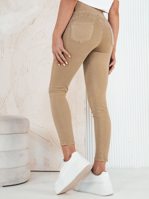 Damen Röhrenjeans ALTET Farbe Dunkelbeige DSTREET UY1922