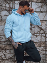 Herren Trainingsanzug-Set Farbe Himmelblau-Schwarz DSTREET AX0741