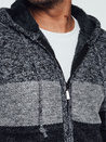 Herren Isolierter Kapuzenpulli grau Dstreet WX2274