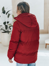 MISSFROST Damen Steppjacke mit Kapuze kastanienbraun Dstreet TY4960