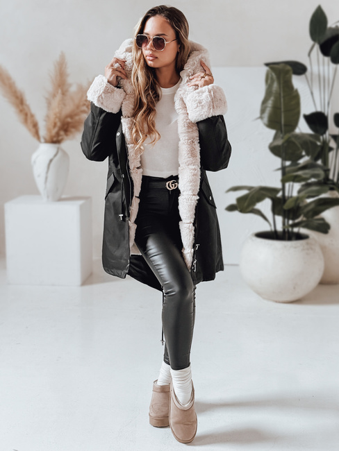 Damen Winterjacke ARCTIC Farbe Schwarz DSTREET TY3985