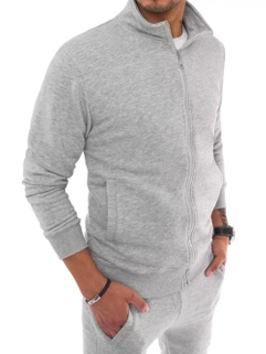 Herren Sweatshirt Zip Grau Dstreet BX5036_3